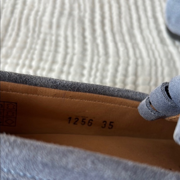 Venezia Women's Tassel Loafers in Soft Blue - Picture 3 of 7